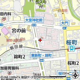 村上漆器店周辺の地図