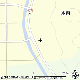 兵庫県豊岡市木内871周辺の地図