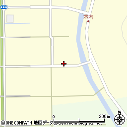 兵庫県豊岡市木内442周辺の地図