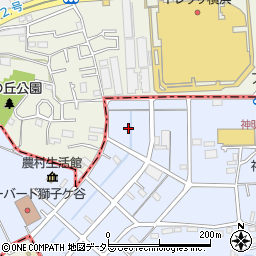 神奈川県横浜市鶴見区獅子ケ谷3丁目6周辺の地図