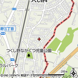 東京都町田市つくし野4丁目28周辺の地図