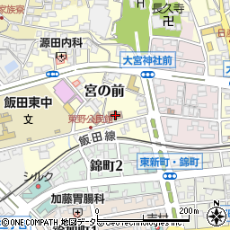 飯田年金事務所周辺の地図