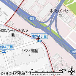 神奈川県厚木市上依知767-5周辺の地図