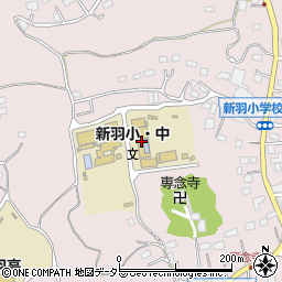 横浜市立新羽小学校　はまっ子ふれあいスクール周辺の地図