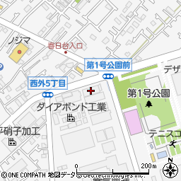 オカダ工業株式会社周辺の地図