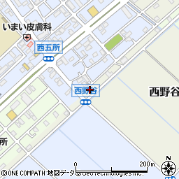 千葉県市原市西野谷117周辺の地図