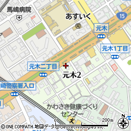 ラーメン道楽 川崎店周辺の地図