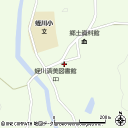 岐阜県中津川市蛭川周辺の地図