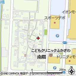 鳥取県鳥取市南隈58周辺の地図