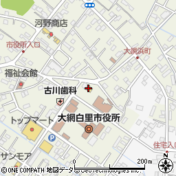 セブンイレブン大網白里市役所前店周辺の地図