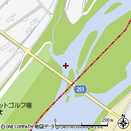 阿島橋周辺の地図