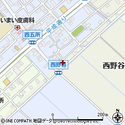 千葉県市原市西野谷117-7周辺の地図