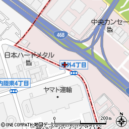 神奈川県厚木市上依知766-1周辺の地図