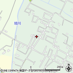 千葉県大網白里市上谷新田376-2周辺の地図