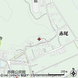 岐阜県山県市赤尾1104周辺の地図