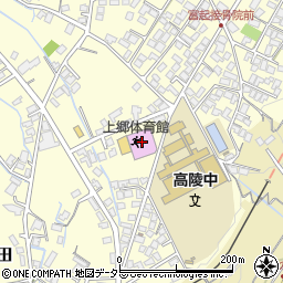 飯田市上郷体育館周辺の地図