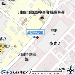 大同特殊鋼株式会社川崎テクノセンター　警備室周辺の地図