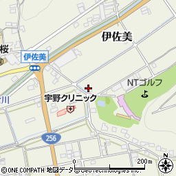 岐阜県山県市伊佐美278-3周辺の地図