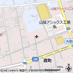 鳥取県境港市渡町2937周辺の地図