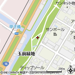 千葉県市原市玉前緑地周辺の地図