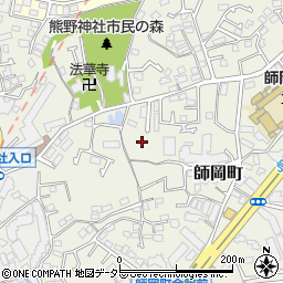 神奈川県横浜市港北区師岡町周辺の地図