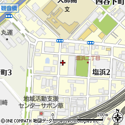 日本ビソー株式会社　レンタル横浜支店周辺の地図