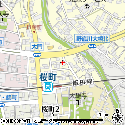 長野県飯田市大門町周辺の地図