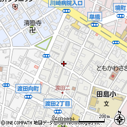 神奈川県川崎市川崎区渡田1丁目7-13-1周辺の地図