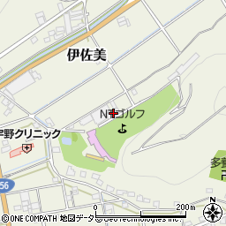 岐阜県山県市伊佐美231周辺の地図