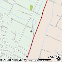 千葉県大網白里市上谷新田241周辺の地図