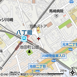 ＪＯＹＦＩＴ２４　川崎八丁畷周辺の地図