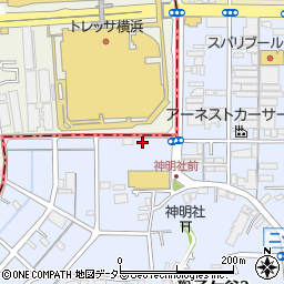 神奈川県横浜市鶴見区獅子ケ谷3丁目2-59周辺の地図