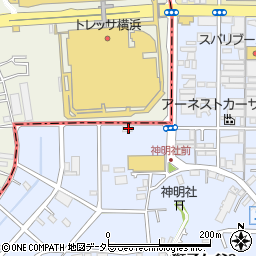 神奈川県横浜市鶴見区獅子ケ谷3丁目2-56周辺の地図