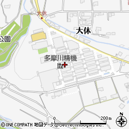 多摩川精機周辺の地図