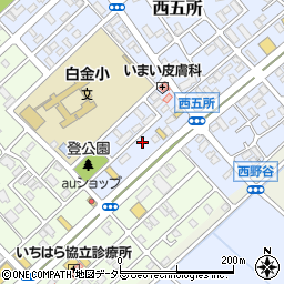 千葉県市原市西五所34周辺の地図