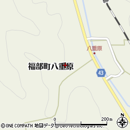 鳥取県鳥取市福部町八重原周辺の地図