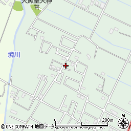 千葉県大網白里市上谷新田401-7周辺の地図