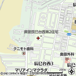 県営辰巳台西第二団地周辺の地図