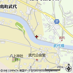 島根県松江市鹿島町武代1周辺の地図