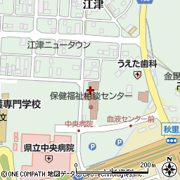 鳥取県福祉相談センター　鳥取県中央児童相談所周辺の地図
