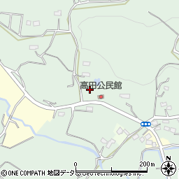 千葉県市原市高田周辺の地図