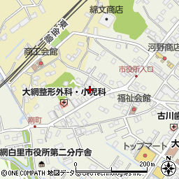 千葉県大網白里市大網120周辺の地図