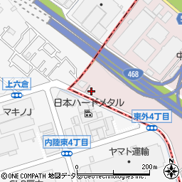 神奈川県厚木市上依知763-5周辺の地図