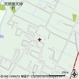 千葉県大網白里市上谷新田404-21周辺の地図