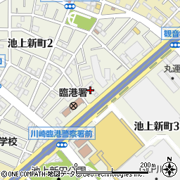 カースタレンタカー川崎産業道路店周辺の地図