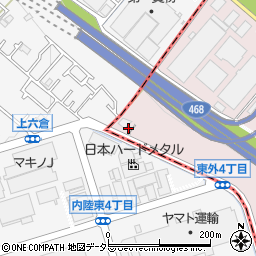 神奈川県厚木市上依知763-7周辺の地図