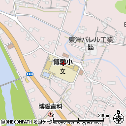 関市立博愛小学校周辺の地図