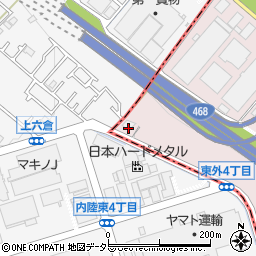 神奈川県厚木市上依知763-3周辺の地図