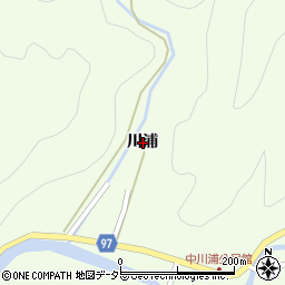 岐阜県美濃加茂市三和町川浦周辺の地図