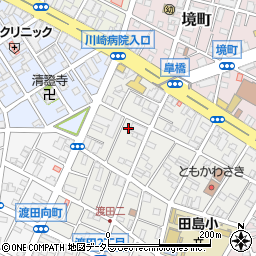 神奈川県川崎市川崎区渡田1丁目7-18周辺の地図